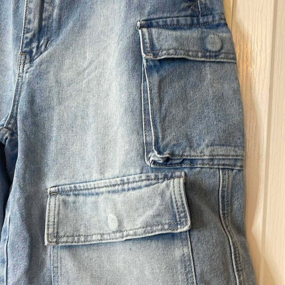 Austin Landing High Rise Denim Shorts Bermuda Length Size 11 - Picture 4 of 16